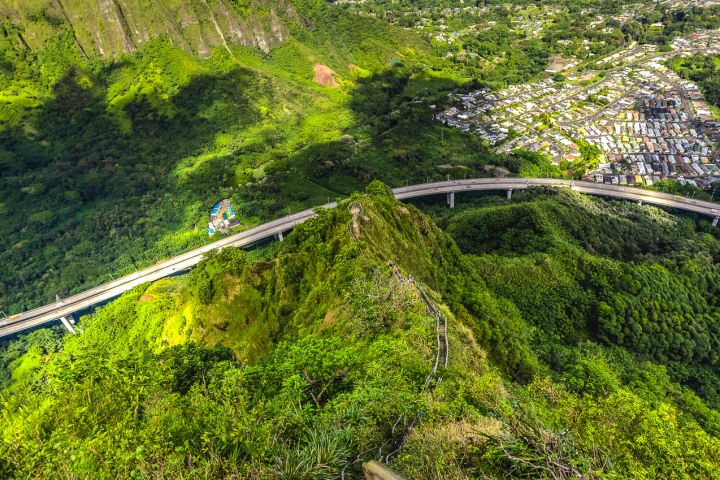 Hawaii, Honolulu, North America, Stairway to Heaven, Travel, United States
